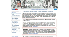 Desktop Screenshot of freejeffreyhavard.com